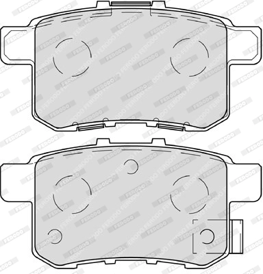 Brake Pad Set, disc brake PREMIER FDB4198