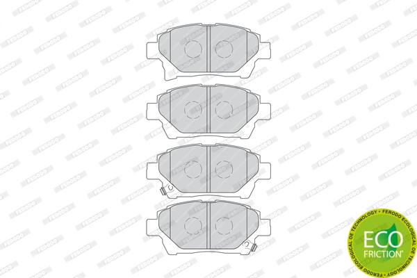 Brake Pad Set, disc brake PREMIER ECO FRICTION FDB4236