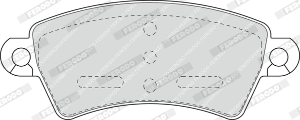 Brake Pad Set, disc brake PREMIER ECO FRICTION FDB1370