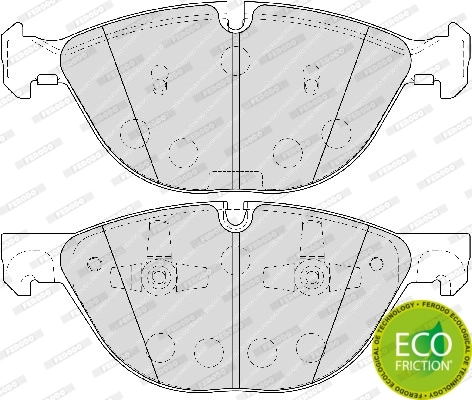 Brake Pad Set, disc brake PREMIER ECO FRICTION FDB4079