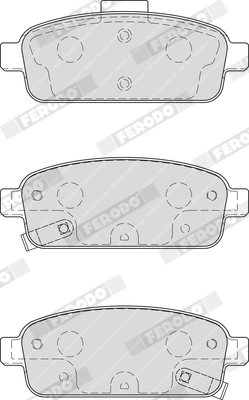 Brake Pad Set, disc brake PREMIER ECO FRICTION FDB4265