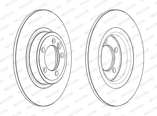 Brake Disc PREMIER DDF2633C