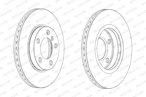 Brake Disc PREMIER DDF2122C