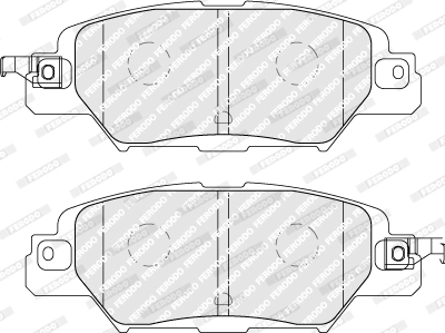 Brake Pad Set, disc brake PREMIER ECO FRICTION FDB5116