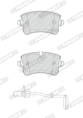Brake Pad Set, disc brake FUSE+ Technology FDB4393