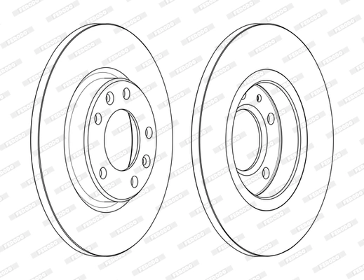 Brake Disc PREMIER DDF2569C