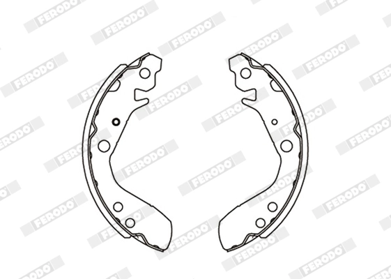 Brake Shoe Set PREMIER FSB689