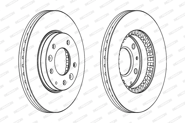 Brake Disc PREMIER DDF1278C