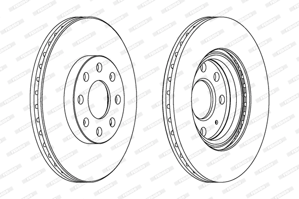 Brake Disc PREMIER Coat+ disc DDF1304C