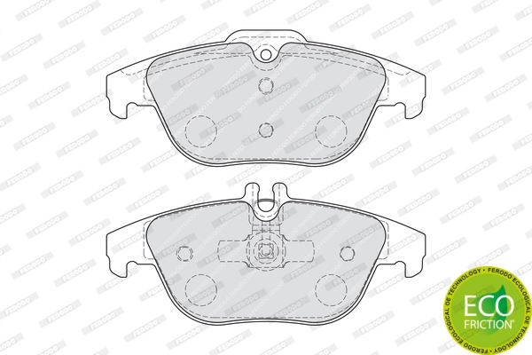 Brake Pad Set, disc brake PREMIER ECO FRICTION FDB1980