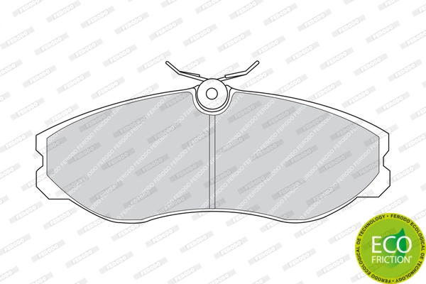 Brake Pad Set, disc brake PREMIER ECO FRICTION FDB909