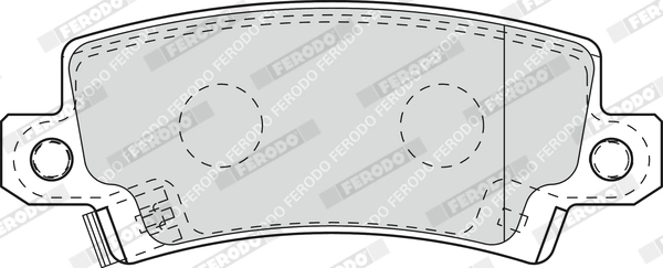 Brake Pad Set, disc brake PREMIER ECO FRICTION FDB1574