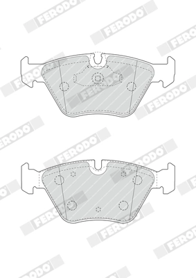 Brake Pad Set, disc brake PREMIER ECO FRICTION FDB4753