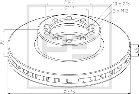 Brake Disc 106.204-00A