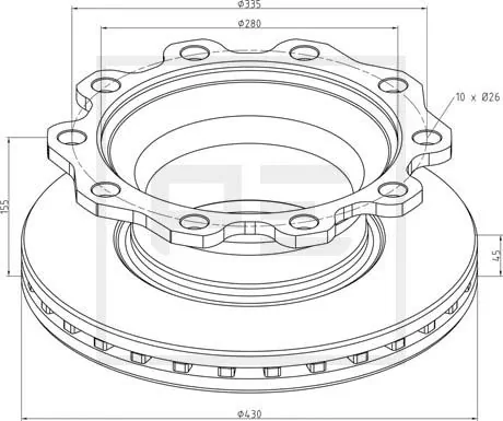 Brake Disc 326.000-00A