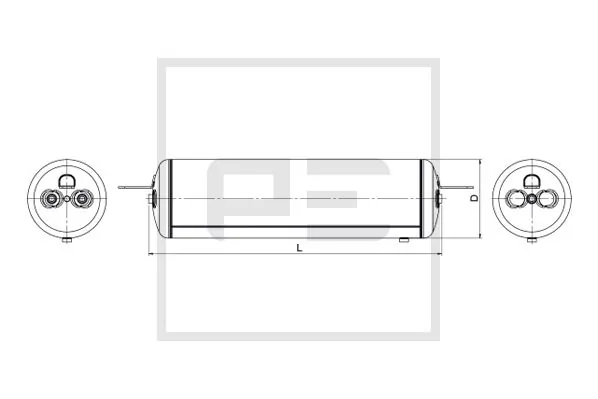 Air Tank, compressed-air system 296.100-80A