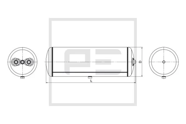 Air Tank, compressed-air system 016.372-80A