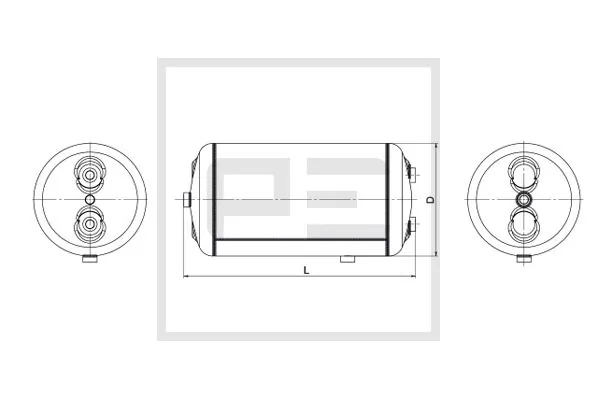 Air Tank, compressed-air system 126.247-80A