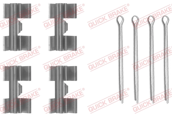 Accessory Kit, disc brake pad 109-0969