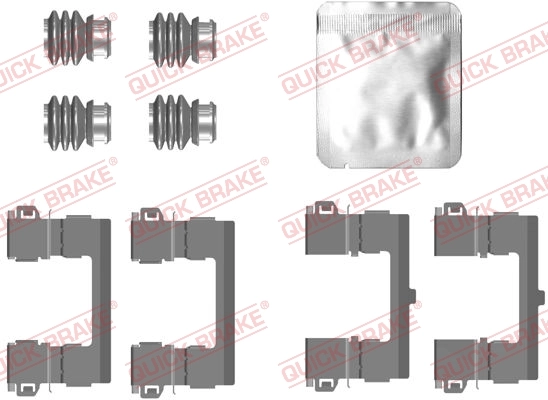 Accessory Kit, disc brake pad 109-0112