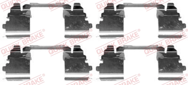 Accessory Kit, disc brake pad 109-1768