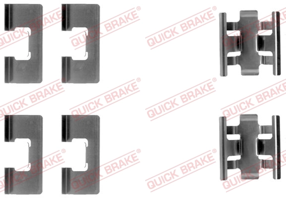 Accessory Kit, disc brake pad 109-1091