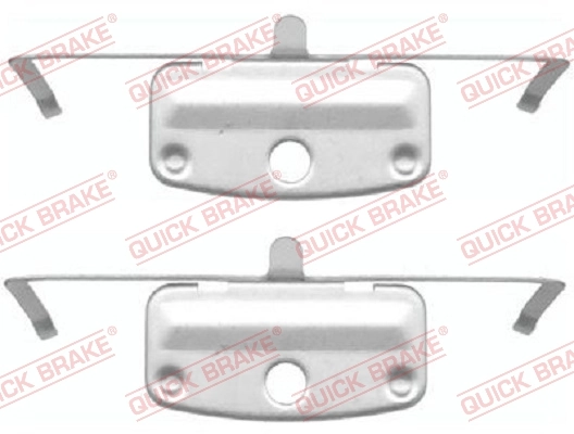 Accessory Kit, disc brake pad 109-1644