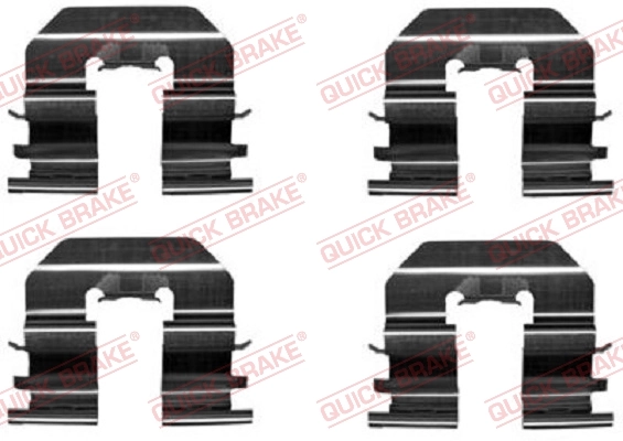 Accessory Kit, disc brake pad 109-1780