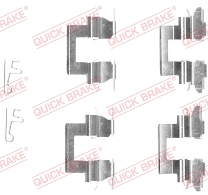 Accessory Kit, disc brake pad 109-1608