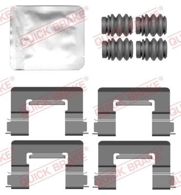 Accessory Kit, disc brake pad 109-0164