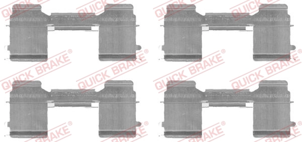 Accessory Kit, disc brake pad 109-1726