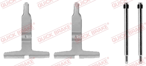 Accessory Kit, disc brake pad 109-1217