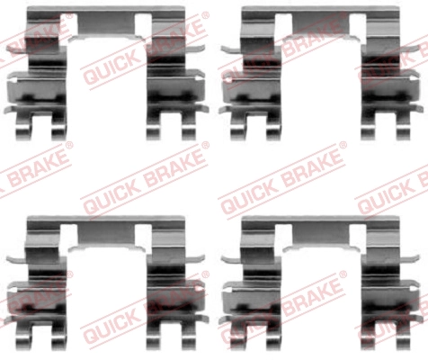 Accessory Kit, disc brake pad 109-1087