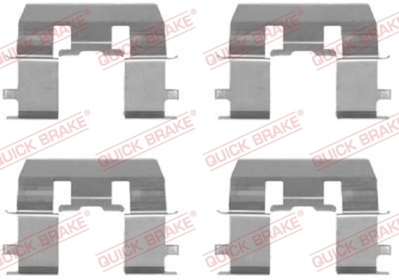 Accessory Kit, disc brake pad 109-1281