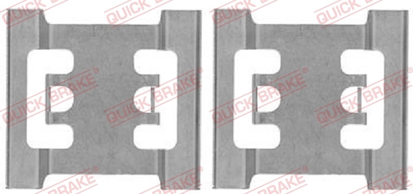 Accessory Kit, disc brake pad 109-1688