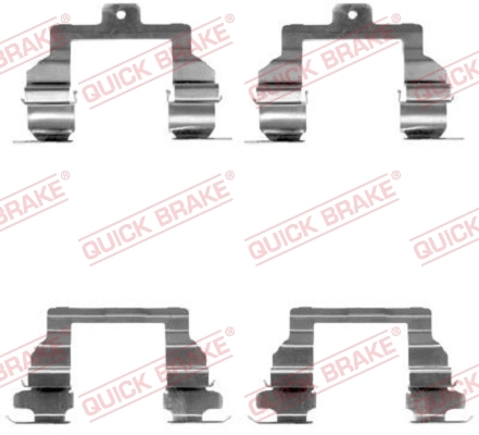 Accessory Kit, disc brake pad 109-1291