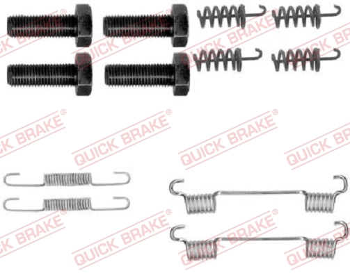 Accessory Kit, parking brake shoes 105-0865