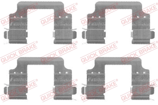 Accessory Kit, disc brake pad 109-1728