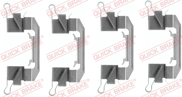 Accessory Kit, disc brake pad 109-1626