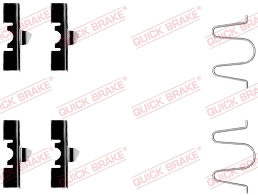 Accessory Kit, disc brake pad 109-1170