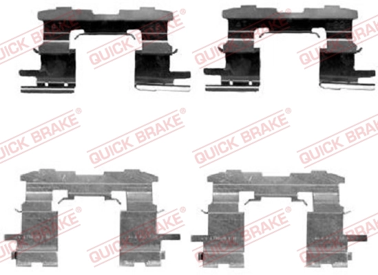 Accessory Kit, disc brake pad 109-1631