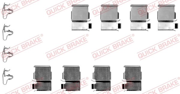 Accessory Kit, disc brake pad 109-1133