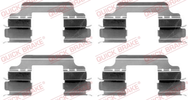 Accessory Kit, disc brake pad 109-1648