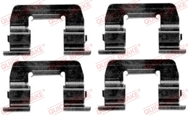 Accessory Kit, disc brake pad 109-1668