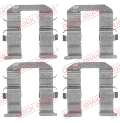 Accessory Kit, disc brake pad 109-1758