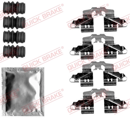 Accessory Kit, disc brake pad 109-1808