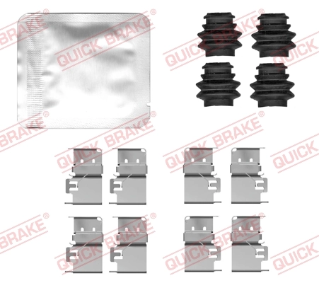 Accessory Kit, disc brake pad 109-0172