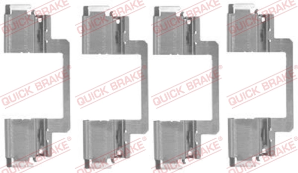 Accessory Kit, disc brake pad 109-1774