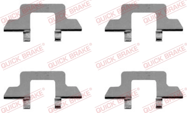 Accessory Kit, disc brake pad 109-1242