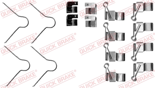 Accessory Kit, disc brake pad 109-1895